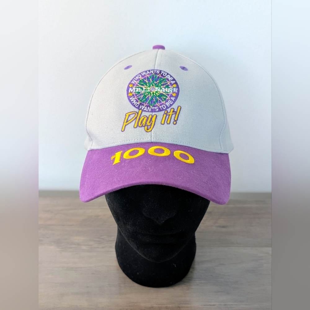 Vintage Walt Disney World Who Wants To Be a Millionaire Play It Hat Disney Parks